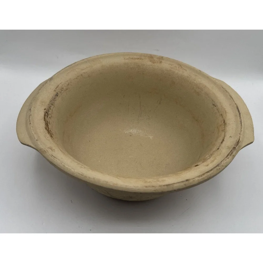 Pampered Chef Stoneware Baking Bowl Roaster K Family Heritage Collection 9